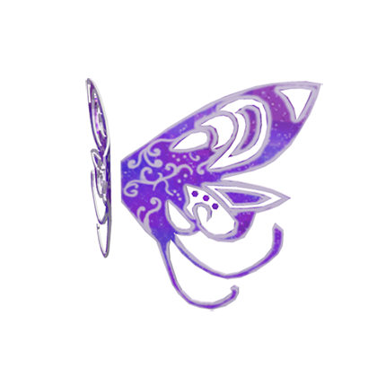 Purple Butterfly Fashion Wings